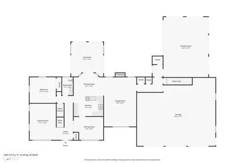 Floorplan - 8454 Wesley, Flushing, MI 48433 photo 1 of 4