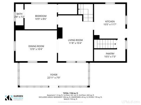Floorplan - 125 Helen, Ishpeming, MI 49849 photo 1 of 4