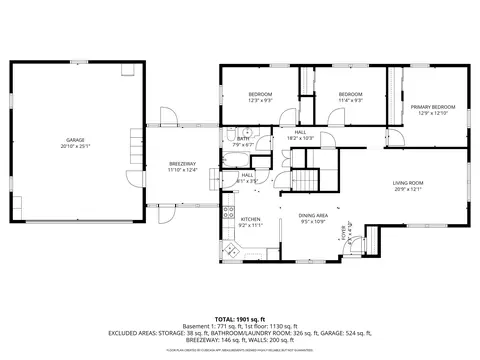 Floorplan - 287 E Oak, Harrison, MI 48625 photo 1 of 2