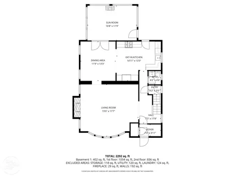 Floorplan - 256 Fisher, Grosse Pointe Farms, MI 48230 photo 1 of 4