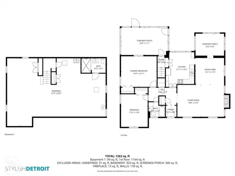 Floorplan - 785 Barrington, Grosse Pointe Park, MI 48230 photo 3 of 3