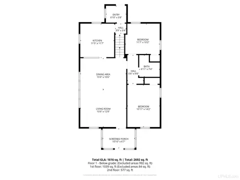 Floorplan - 408 Empire, Ishpeming, MI 49849 photo 1 of 7