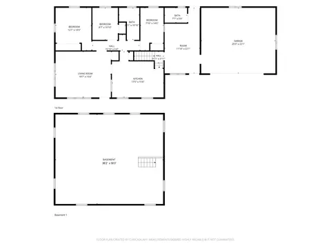 Floorplan - 1943 S Huron, Kawkawlin, MI 48631 photo 2 of 3