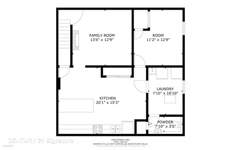 Floorplan - 314 Myrtle, Flushing, MI 48433 photo 1 of 4