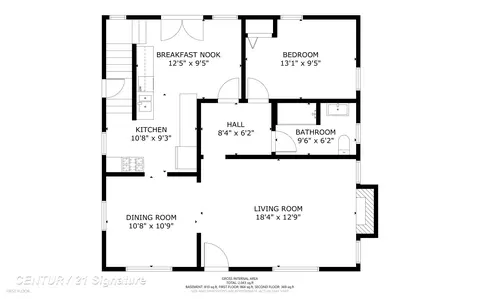 Floorplan - 314 Myrtle, Flushing, MI 48433 photo 2 of 4