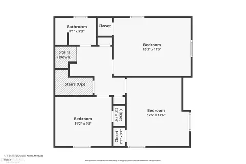 Floorplan - 47 Cranford, Grosse Pointe, MI 48230 photo 2 of 5