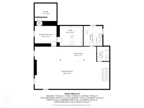 Floorplan - 577 Washington, Grosse Pointe, MI 48230 photo 3 of 5