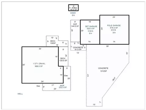 Floorplan - 1051 Pinehurst, Mount Morris, MI 48458 photo 1 of 2