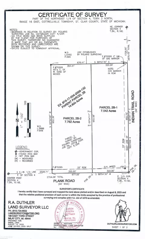 6044 Plank, Cottrellville, MI 48039