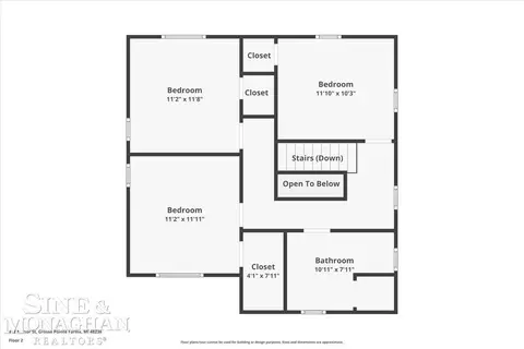 Floorplan - 412 Manor, Grosse Pointe Farms, MI 48236 photo 2 of 4