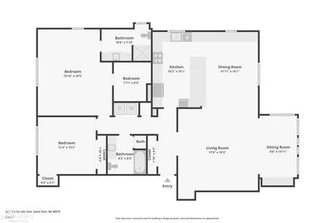 Floorplan - 669 N Riverside #4, Saint Clair, MI 48079 photo 3 of 4