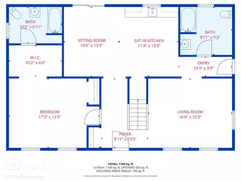 Floorplan - 20 W W Riv, Gladwin, MI 48624 photo 2 of 4