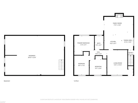 Floorplan - 6715 Niagara, Romulus, MI 48174 photo 1 of 2
