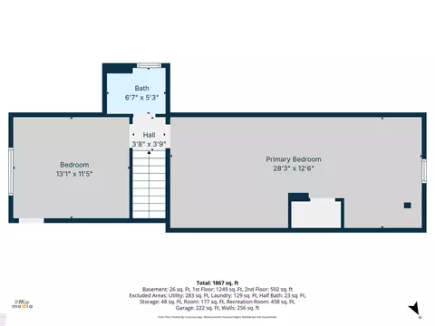 Floorplan - 59 Hall, Grosse Pointe Farms, MI 48236 photo 2 of 3