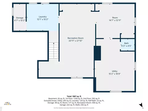 Floorplan - 59 Hall, Grosse Pointe Farms, MI 48236 photo 3 of 3