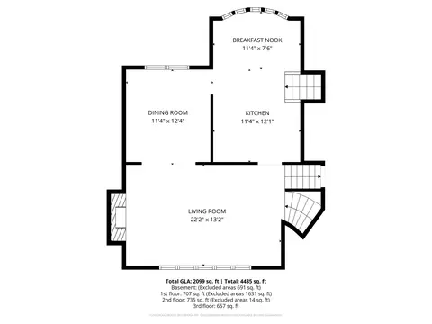 Floorplan - 4141 Copas, Owosso, MI 48867 photo 4 of 5
