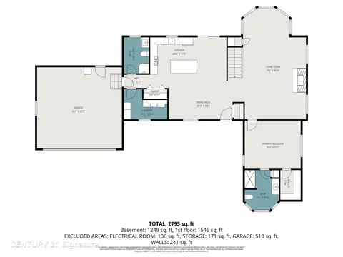 Floorplan - 3826 Buzzell, Gladwin, MI 48624 photo 2 of 3