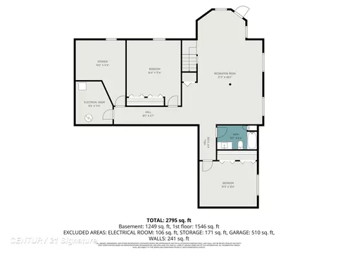 Floorplan - 3826 Buzzell, Gladwin, MI 48624 photo 3 of 3