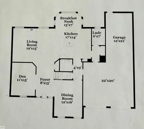 Floorplan - 46514 Chalmers Dr, Macomb, MI 48044 photo 1 of 3