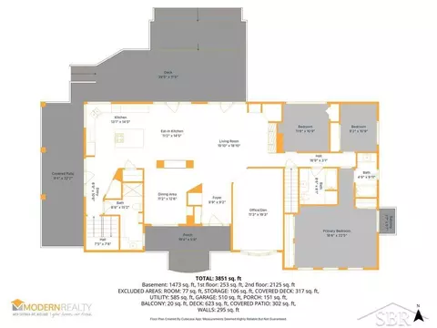 Floorplan - 3343 E Ryan, Midland, MI 48642 photo 1 of 4