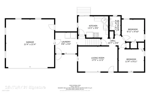 Floorplan - 535 Warren, Flushing, MI 48433 photo 2 of 4