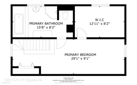 Floorplan - 535 Warren, Flushing, MI 48433 photo 3 of 4