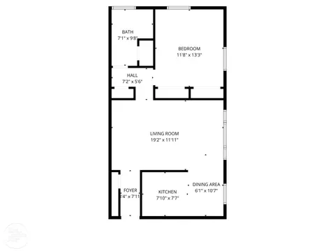 Floorplan - 17560 Mack # 18, Grosse Pointe, MI 48230 photo 1 of 1