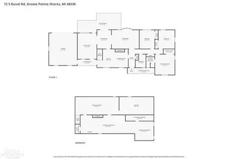 Floorplan - 72 S Duval, Grosse Pointe Shores, MI 48236 photo 3 of 3