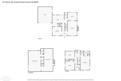 Floorplan - 171 Moran, Grosse Pointe Farms, MI 48236 photo 4 of 4