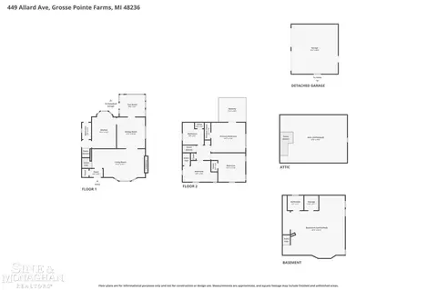 Floorplan - 449 Allard, Grosse Pointe Farms, MI 48236 photo 3 of 5