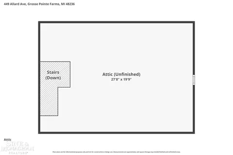 Floorplan - 449 Allard, Grosse Pointe Farms, MI 48236 photo 1 of 5