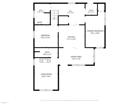 Floorplan - 8635 Continental, Warren, MI 48089 photo 1 of 1