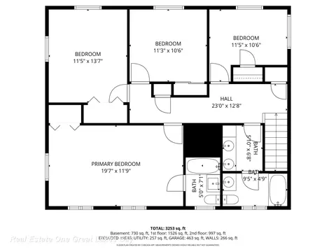 Floorplan - 14815 Boynton, Hemlock, MI 48626 photo 2 of 4