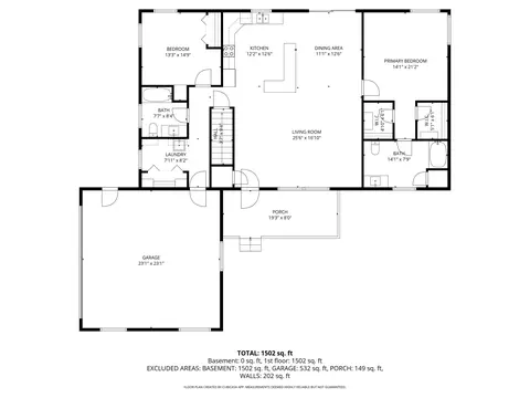 Floorplan - 1452 Byfield, Harrison, MI 48625 photo 1 of 2