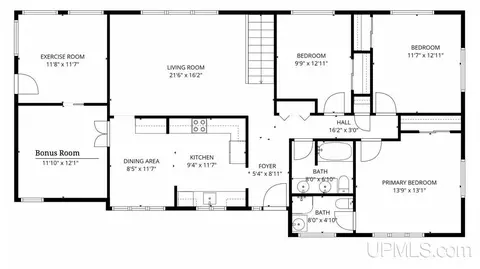 Floorplan - 255 S Rose, Ishpeming, MI 49849 photo 1 of 2