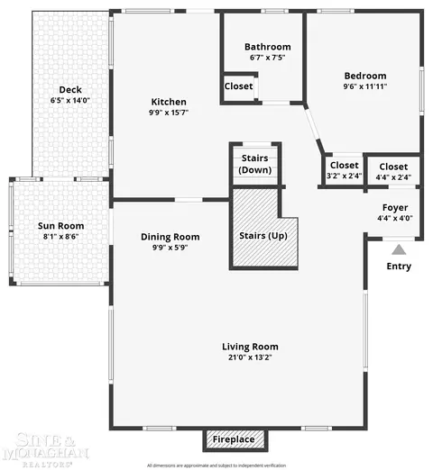 Floorplan - 1726 Hawthorne, Grosse Pointe Woods, MI 48236 photo 1 of 3