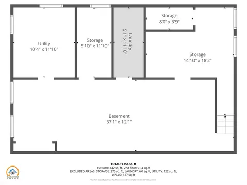 Floorplan - 16996 Grettel, Fraser, MI 48026 photo 3 of 6