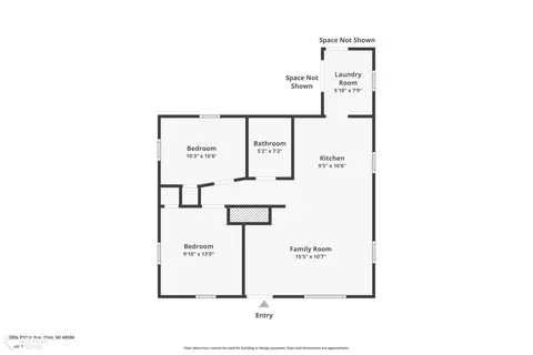 Floorplan - 3806 Pitkin, Flint, MI 48506 photo 1 of 1