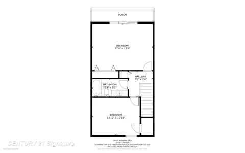 Floorplan - 553 Oakbrook, Flushing, MI 48433 photo 1 of 3