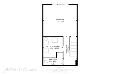 Floorplan - 553 Oakbrook, Flushing, MI 48433 photo 2 of 3