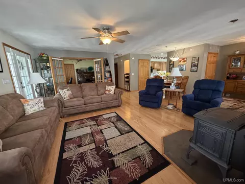 Living - n7776 Carmody Road, Munising, MI 49862 photo 3 of 4