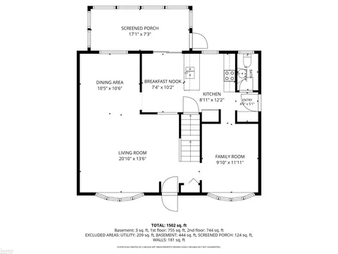Floorplan - 3626 Easthampton, Flint, MI 48503 photo 3 of 8