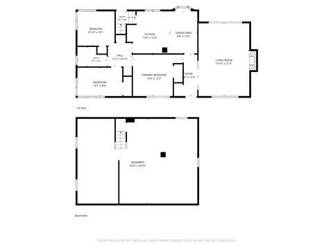 Floorplan - 536 Warren, Flushing, MI 48433 photo 3 of 3