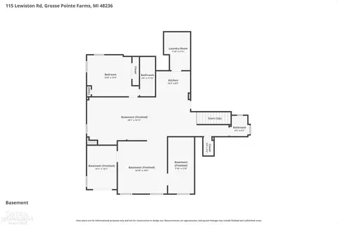 Floorplan - 115 Lewiston, Grosse Pointe Farms, MI 48236 photo 2 of 4