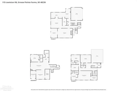 Floorplan - 115 Lewiston, Grosse Pointe Farms, MI 48236 photo 4 of 4