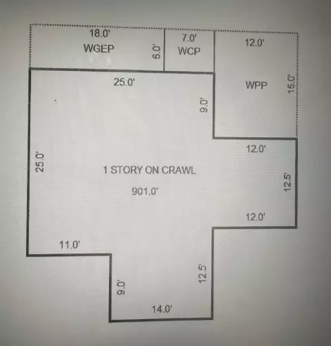 Floorplan - 524 Hilo, Gladwin, MI 48624 photo 1 of 1