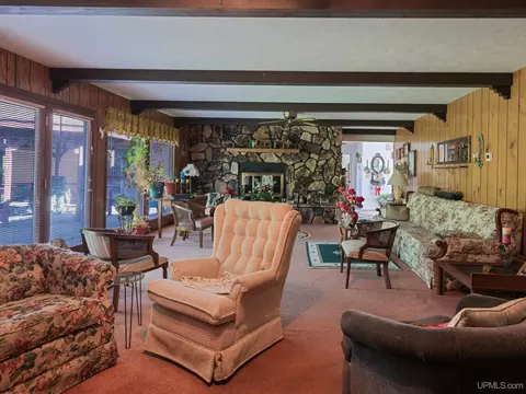 Living - n6355 Alger Heights Road, Munising, MI 49862 photo 2 of 2