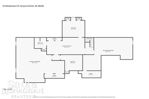 Floorplan - 22 Windemere, Grosse Pointe Farms, MI 48236 photo 2 of 3