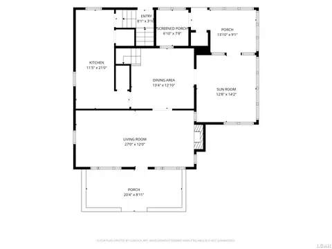 Floorplan - 302 Croswell, Adrian, MI 49221 photo 1 of 3
