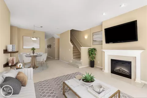Living - 1048 Lakepointe #A, Grosse Pointe Park, MI 48230 photo 3 of 11